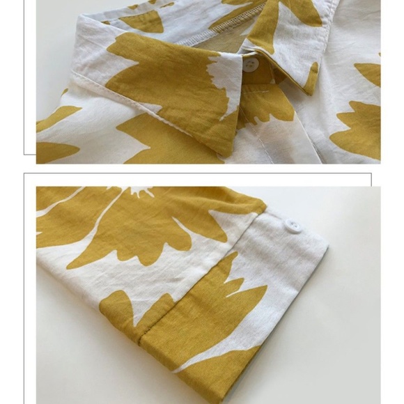 Large Size Printed Shirt Women's Long-sleeved Top Loose Jacket - Picture 4 of 6